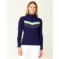 Krimson Klover Women's Poppy Mock Tneck Sweater - Navy (413)