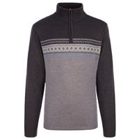 Meister Men's Stefan Sweater - Charcoal Htr / Twig / Flax / Chambray