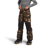 The North Face Boys’ Freedom Insulated Pants - Utility Brown Camo Texture Small Print