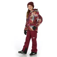 The North Face Girls’ Freedom Insulated Jacket - Boysenberry Paint Lightening Small Print